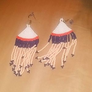 Beaded boho earrings